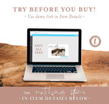 Photo Save the Date Postcard Template | Polaroid Save the Date Invite