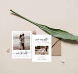 Photo Save the Date Template | Minimalist Save the Date Template