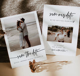 Photo Save the Date Template | Minimalist Save the Date Template