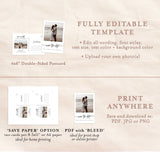 Photo Save the Date Postcard Template | Polaroid Save the Date Invite