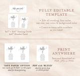 Modern Wedding Seating Chart Cards | Minimalist Wedding Table Seating Chart Cards