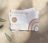 Rainbow Small Business Gift Certificate | Boho Rainbow Watercolor