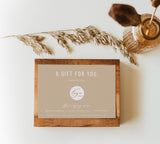 Boho Small Business Gift Certificate | Editable Gift Card Template