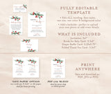 Winter Baby Shower Invite Template | Winter Baby Shower