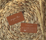 Terracotta Small Business Card | Boutique Business Card Template