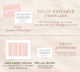 Small Business Thank You Card | Editable Thank You Card Template