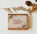 Boho Small Business Thank You Card | Winter Thank You Card Template