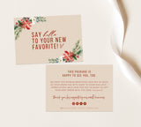 Boho Small Business Thank You Card | Winter Thank You Card Template