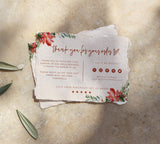 Boho Small Business Thank You Card | Winter Thank You Card Template