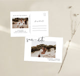 Photo Save the Date Postcard Template | Polaroid Save the Date Invite 