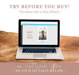 Save the Date Text Invite Template | Minimalist Save the Date