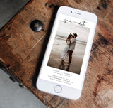 Save the Date Text Invite Template | Minimalist Save the Date