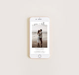 Save the Date Text Invite Template | Minimalist Save the Date