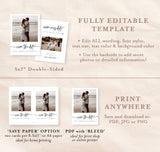 Photo Save the Date Template | Minimalist Save the Date Template