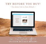 Photo Save the Date Template | Minimalist Save the Date Template