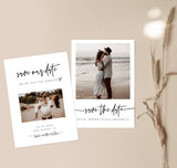 Photo Save the Date Template | Minimalist Save the Date Template