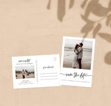 Photo Save the Date Postcard Template | Polaroid Save the Date Invite