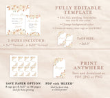 Bridal Shower Mimosa Bar Sign | Autumn Shower Mimosa Sign