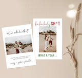 Quarantine Christmas Card Template | Funny Christmas Card