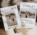 Quarantine Christmas Card Template | Funny Christmas Card