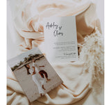 Minimalist Wedding Invitation Template | Editable Minimalist Wedding Invite