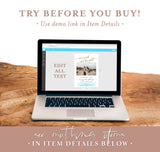 Married and Bright Christmas Card | Minimalist Christmas Photo Card