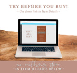 Digital Rehearsal Dinner Invitation | Minimalist Wedding Rehearsal Invite