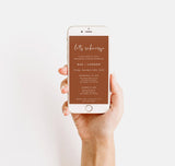 Digital Rehearsal Dinner Invitation | Minimalist Wedding Rehearsal Invite