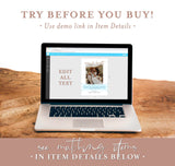 Married and Bright Christmas Card | Minimalist Christmas Photo Card