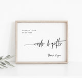 Minimalist Wedding Sign Template | Customizable Wedding Signage