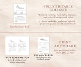 Minimalist Baby Shower Advice and Predictions Card | Gender Neutral Baby Shower Game