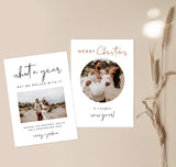 Quarantine Christmas Card Template | Funny Christmas Card