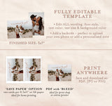 Married and Bright Christmas Card | Minimalist Christmas Photo Card