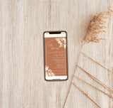 Digital Rehearsal Dinner Invitation | Modern Minimalist Wedding Rehearsal Invite