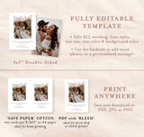 Married and Bright Christmas Card | Minimalist Christmas Photo Card