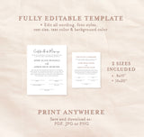 Certificate of Marriage Template | Minimalist Wedding Certificate