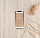 Modern Desert Save the Date Text Invite | Minimalist Save the Date Evite