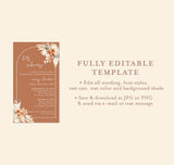 Digital Rehearsal Dinner Invitation | Modern Minimalist Wedding Rehearsal Invite