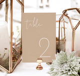 Modern Beige Wedding Bundle Template | Editable Minimalist Wedding Templates