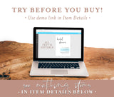 Minimalist Bridal Shower Invite | Modern Bridal Shower Bundle