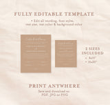 Certificate of Marriage Template | Minimalist Wedding Certificate