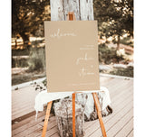 Modern Beige Wedding Bundle Template | Editable Minimalist Wedding Templates