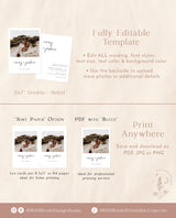 Minimalist Wedding Invitation Template | Editable Minimalist Wedding Invite