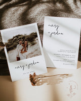 Minimalist Wedding Invitation Template | Editable Minimalist Wedding Invite