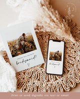 Will You Be My Bridesmaid | Bridesmaid Photo Card