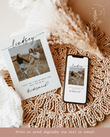 Will You Be My Bridesmaid | Bridesmaid Photo Card