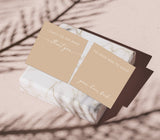 Boho Hair Tie Cards Card | Editable Hair Tie Favor Card Template