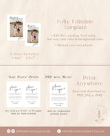 Photo Wedding Announcement | Photo Elopement Announcement