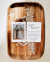 Photo Wedding Announcement | Modern Photo Elopement Announcement