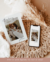 Photo Wedding Announcement | Photo Elopement Announcement